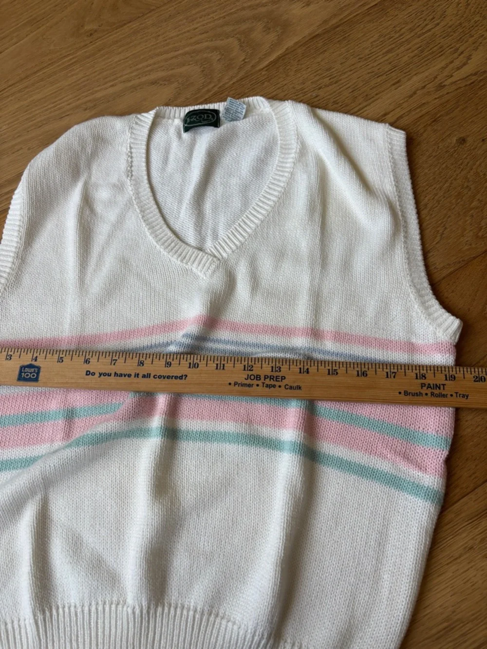 Vintage Izod sweater vest mens medium - Picture 3 of 4